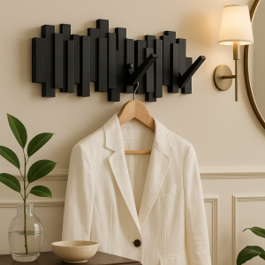 Piano-Inspired Coat Rack
