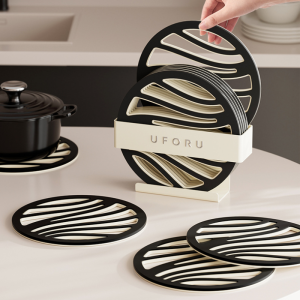 Heat-Resistant Dual Coaster