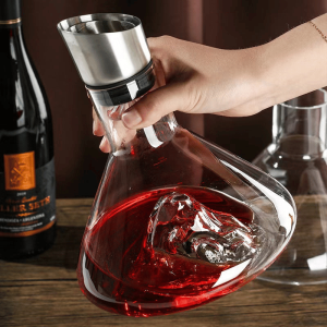 Crystal Cascade Wine Carafe